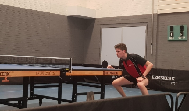 Julian Plette in actie tegen US.