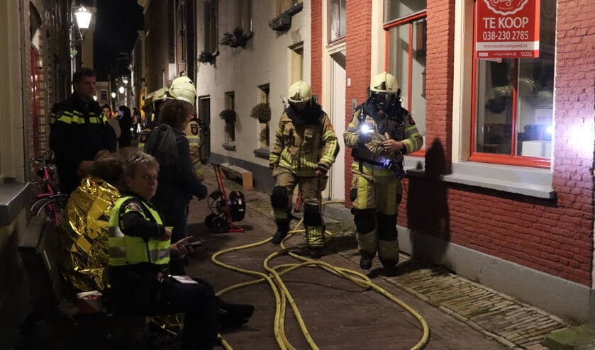 De brand vond plaats in de Sint Jacobstraat.