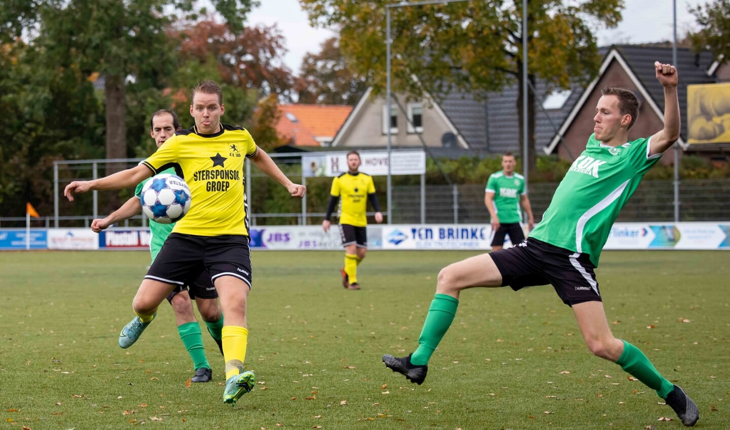 De derby Zalk-'s-Heerenbroek op 30 oktober vorig jaar. 