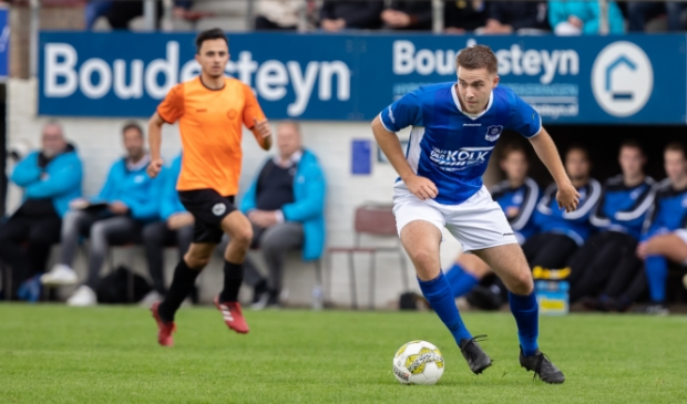 <p>WVF-spits Max Goudbeek dit seizoen in actie.</p>