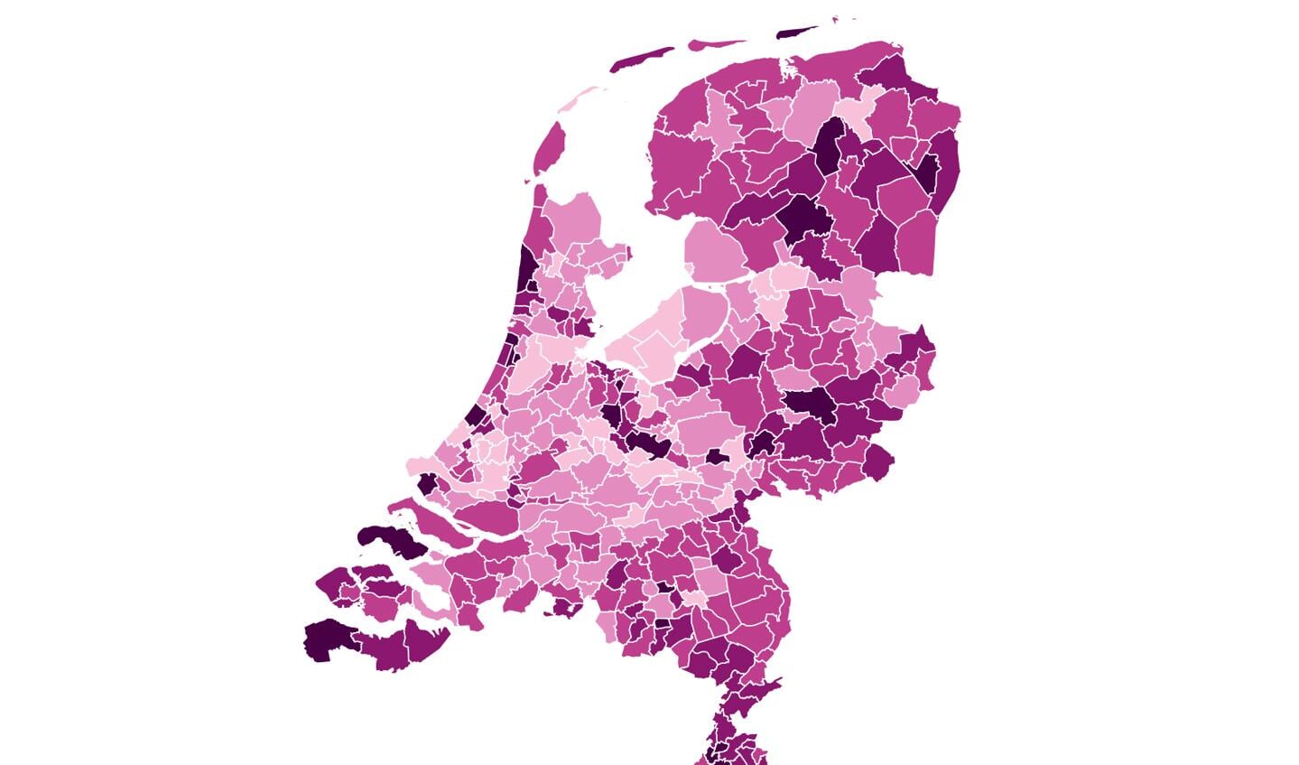 80-plussers per gemeente