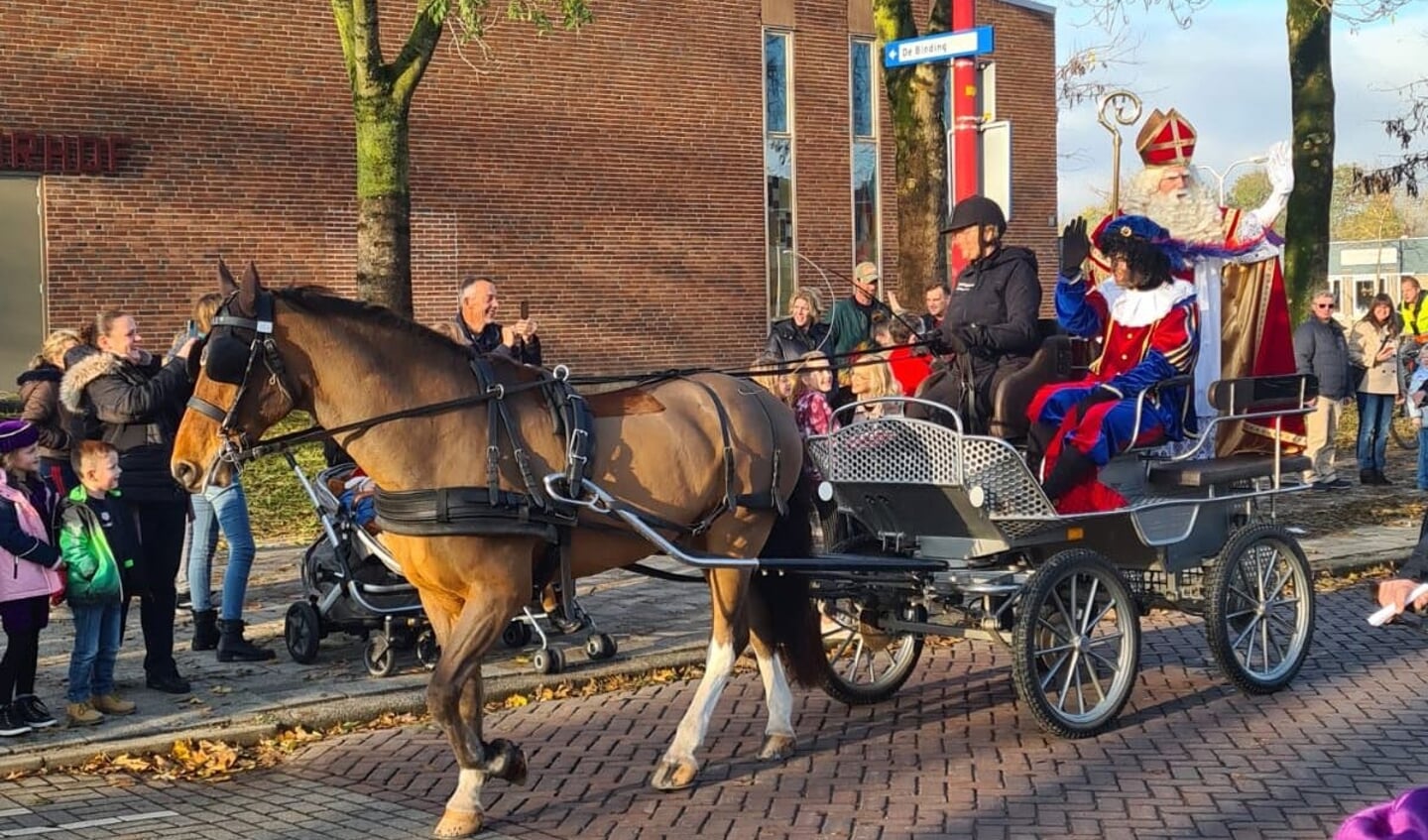 Sinterklaas komt op 12 november aan in Biddinghuizen.