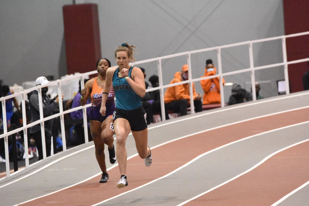 Nikki Boon in actie voor Coastal Carolina.