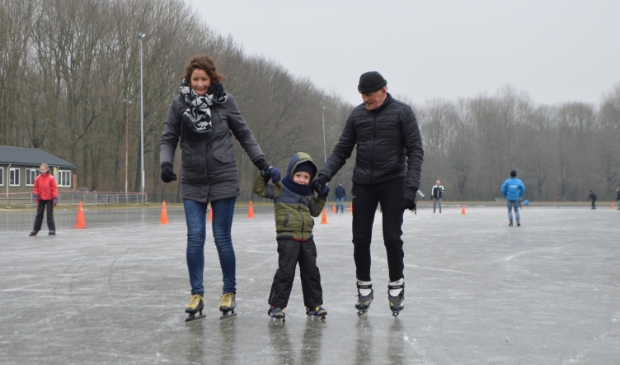 De ijsbaan in Dronten.