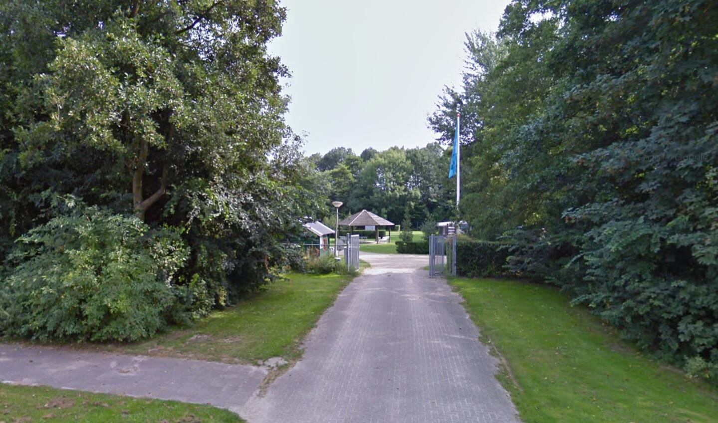 De entree van camping De Abelen in Swifterbant.