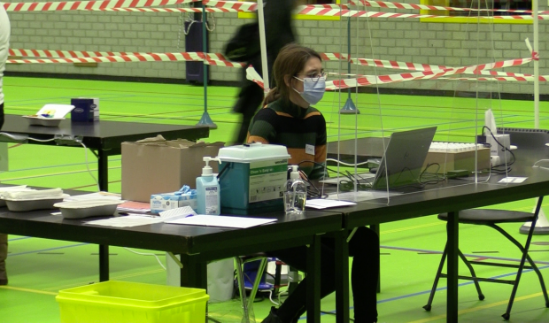 Grootschalig testen in sporthallen 't Dok.