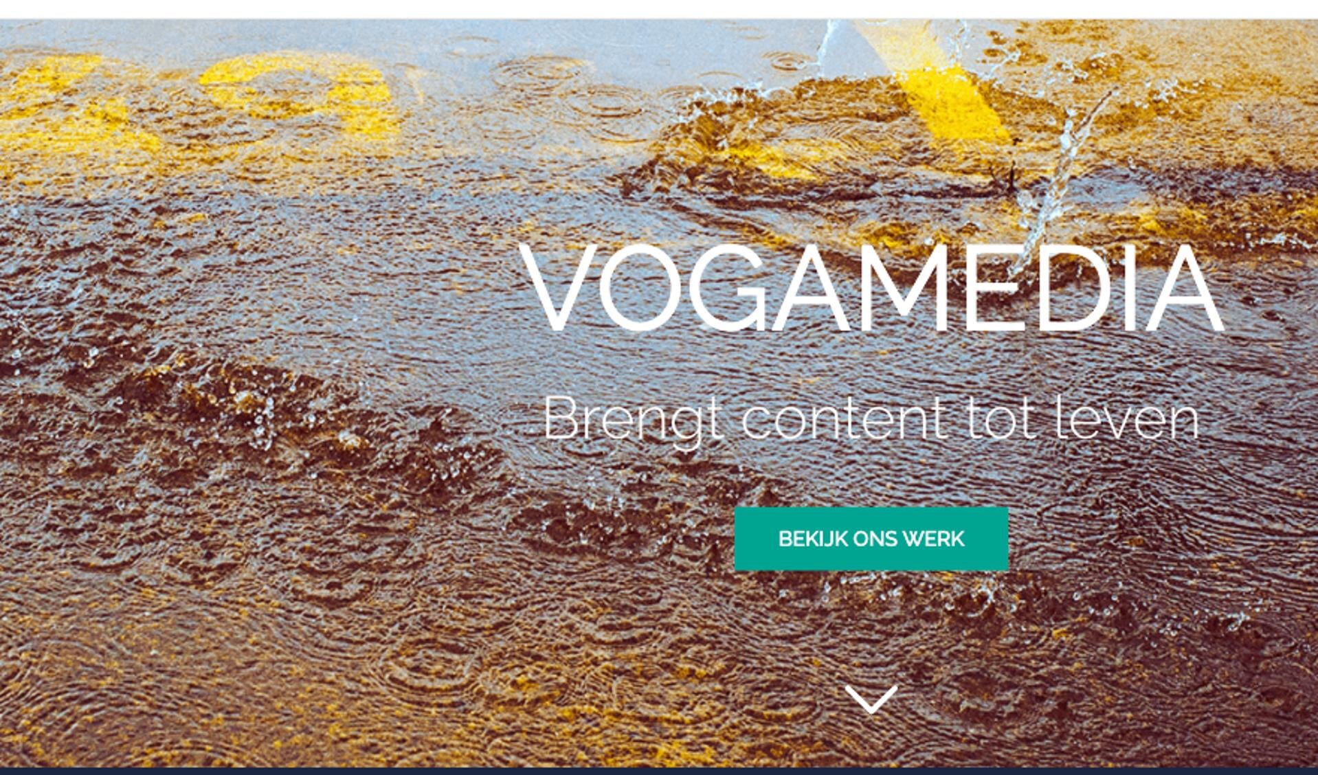 De website van VogaMedia.