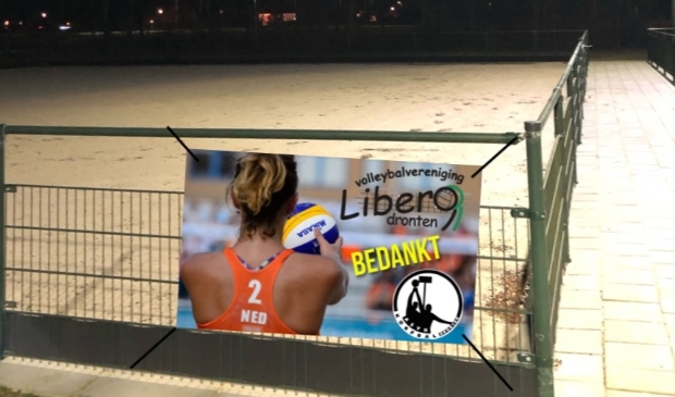 Ontwerp voor het spandoek van Libero'99.