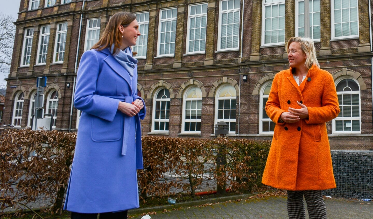 Van der Graaf (links) was vorig jaar nog op bezoek in Kampen.