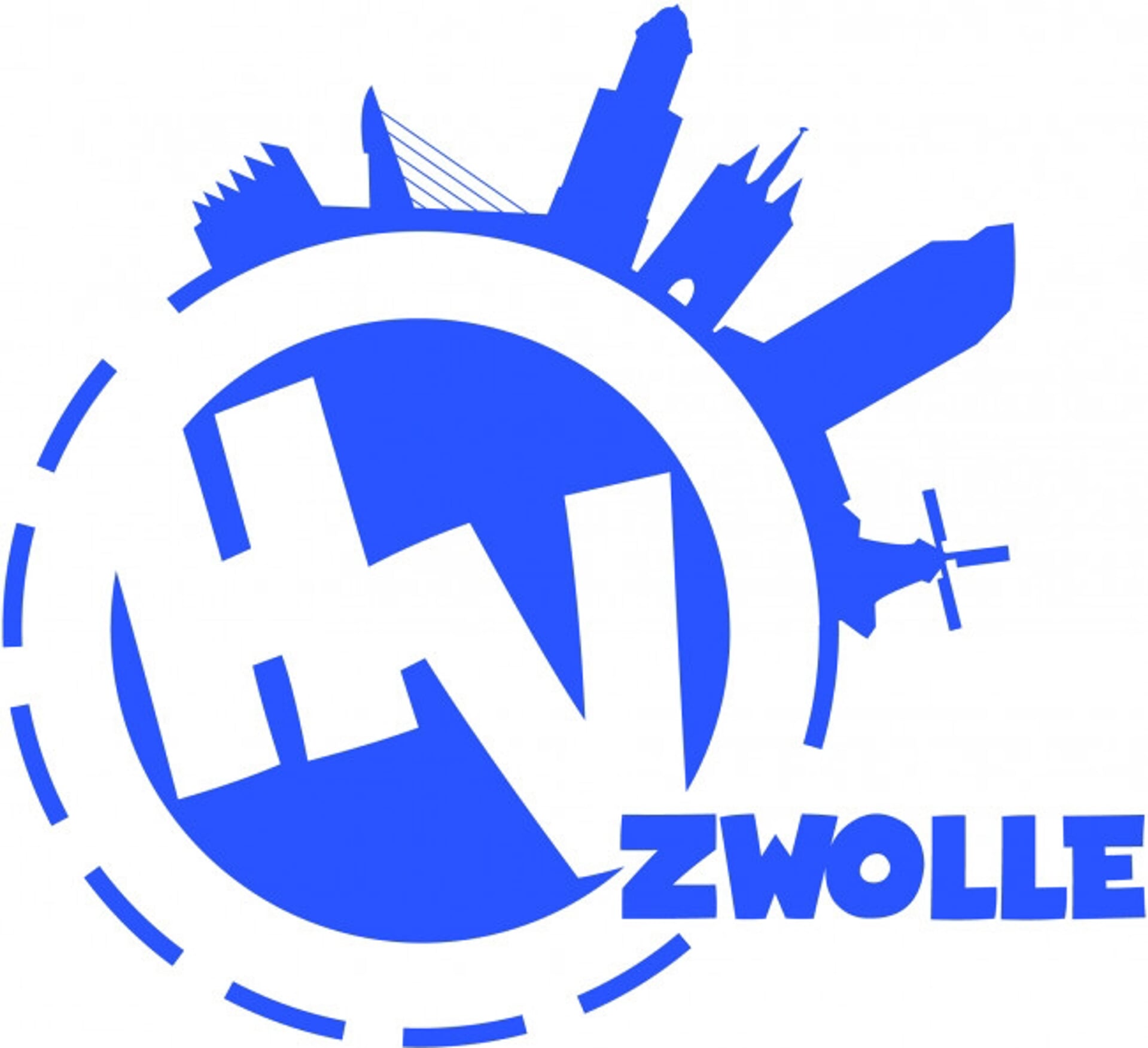 Het logo van HV Zwolle, in 2016 ontstaan uit een fusie van SV Zwolle en Tyfoon.