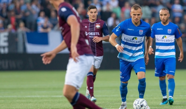 Lennart Thy was anderhalf jaar lang de spits van PEC Zwolle, maar velde zaterdag namens Sparta het vonnis over PEC.