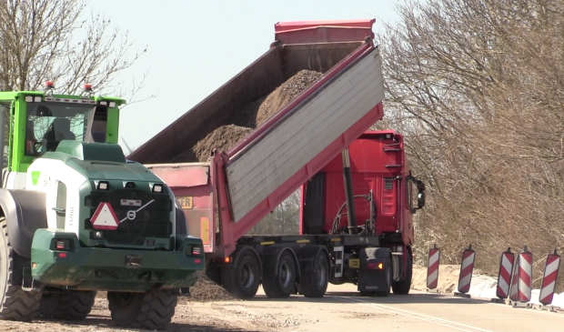 Werkzaamheden Windplan Blauw aan de Swifterringweg.