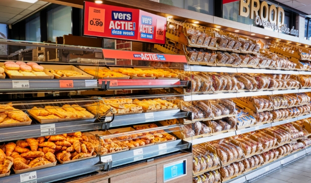 Het interieur van de vernieuwde winkel.