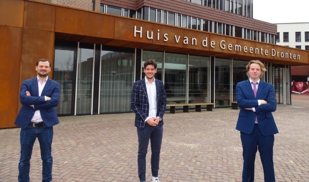 <p>Het nieuwe afdelingsbestuur van D66 in Dronten.</p>