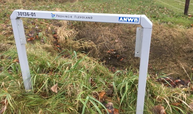 Ook van de provincie Flevoland worden borden gestolen.