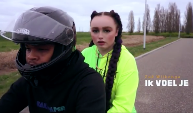 De videoclip van Zoë Wijbenga uit Dronten.
