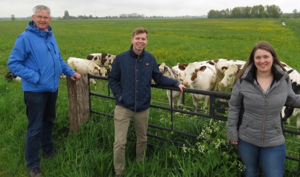 v.l.n.r. fractievoorzitter Teun Juk, commissielid Robert Klaassen en raadslid Judith van Duinen
