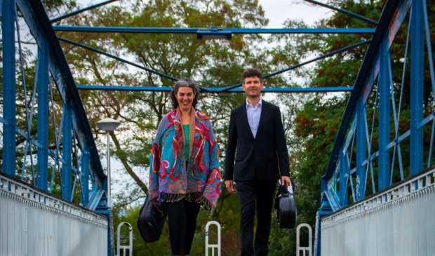 Musici Sarah Kapustin en Roeland Jagers van het Rubens Consort. Kamermuziek op internationaal niveau in #hartjezwolle!