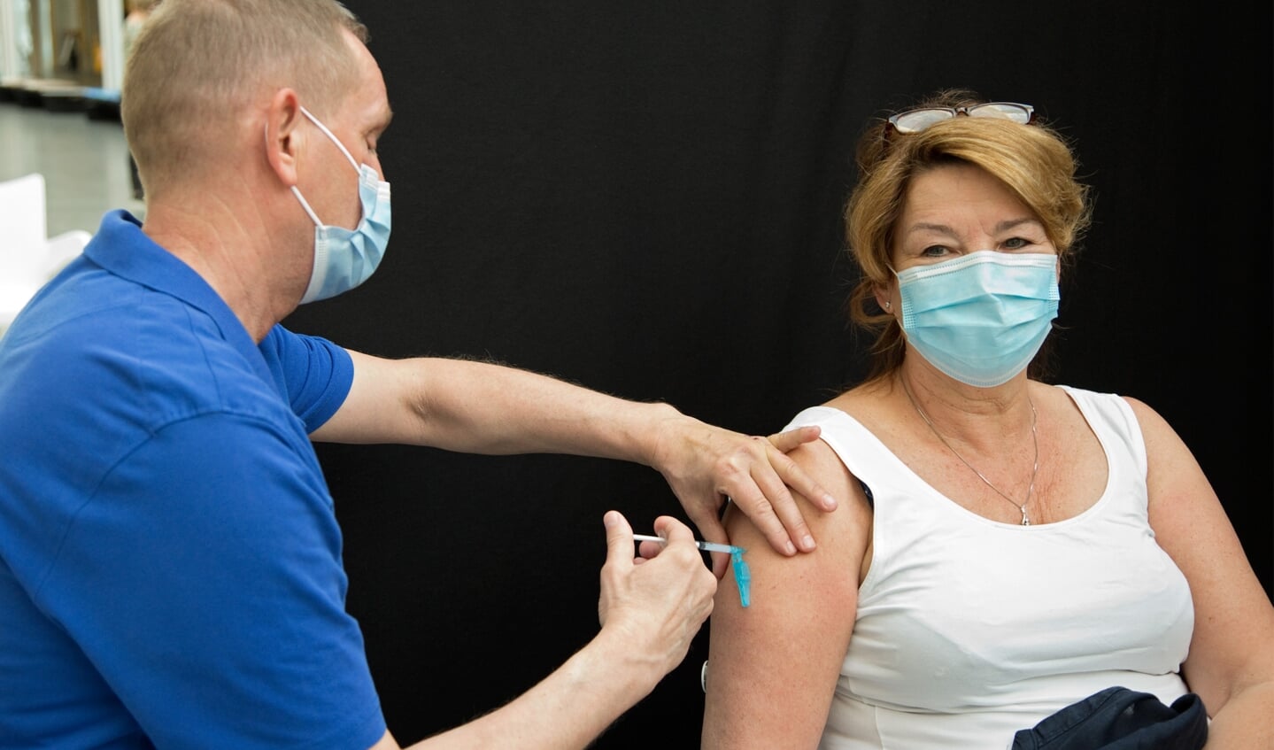 Linda Bosman is in maart in het Flevoziekenhuis gevaccineerd. 