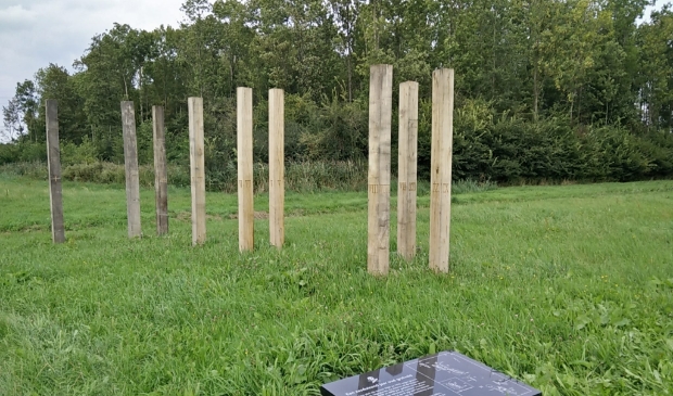 Het grafveldje in het Rivierduingebied.