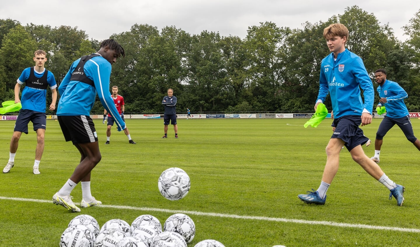 PEC Zwolle, eerste training seizoen 2021/2022.