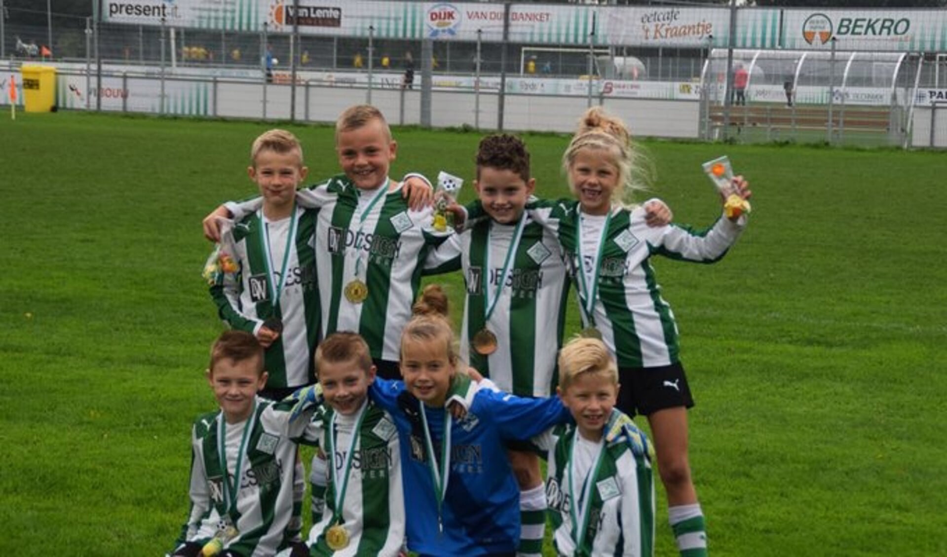 JO9-4 van Sportclub Genemuiden was het afgelopen seizoen een van de weinige kampioenen.