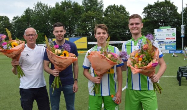 Piet Bleeker, Frank Damman, Dirk van Driest en Bob Breemhaar.