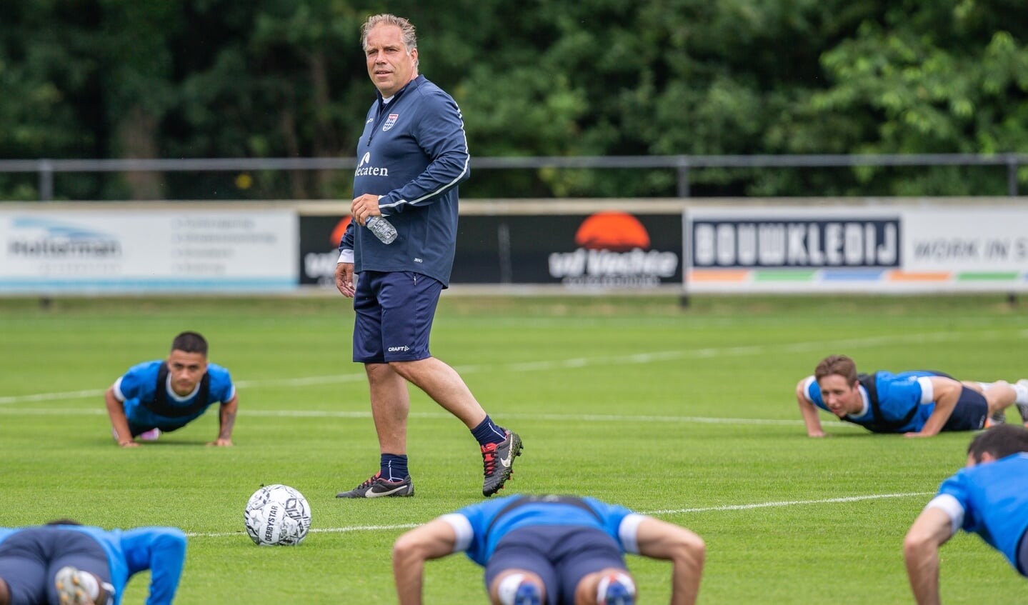 PEC Zwolle, eerste training seizoen 2021/2022. 