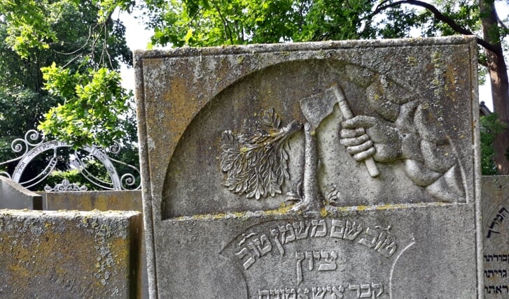 Het graf van een jonge Jood.