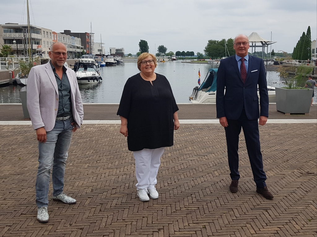 Rob Smeets, Yvonne van Bruggen en Ruud Visser