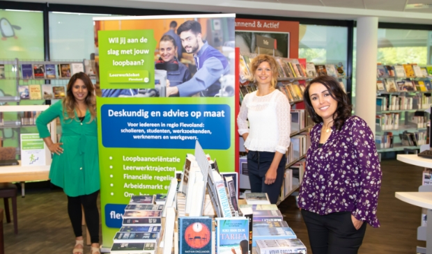 Leerwerkloket in de bibliotheek.