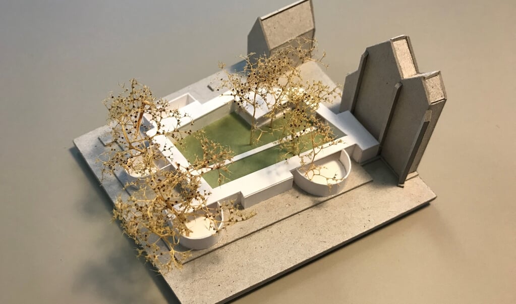 Maquette paviljoen Uitgesteld Verlangen in 2022