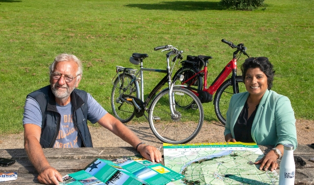 Albert Bleijenberg (links) en Irene Korting.
