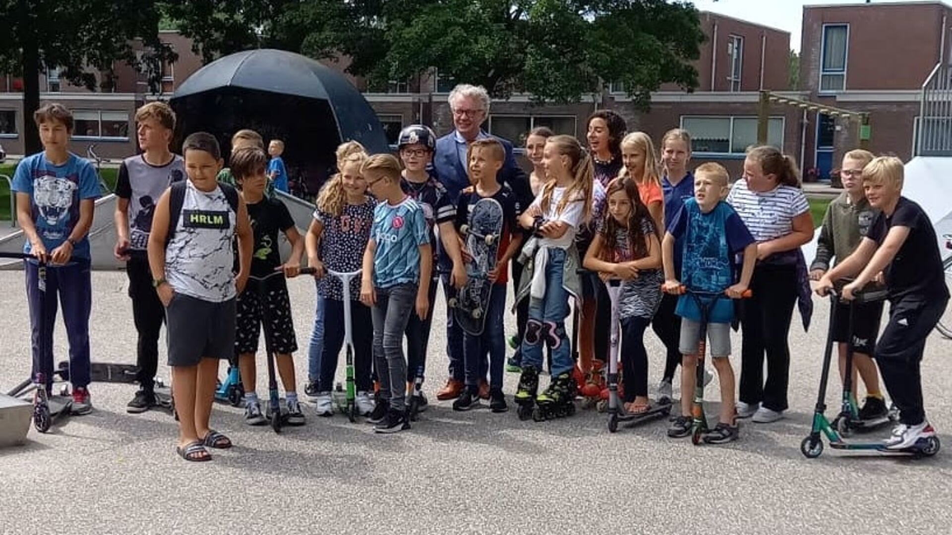 Kinderen uit Swifterbant maakten in 2021 hun wensen bekend aan de burgemeester.