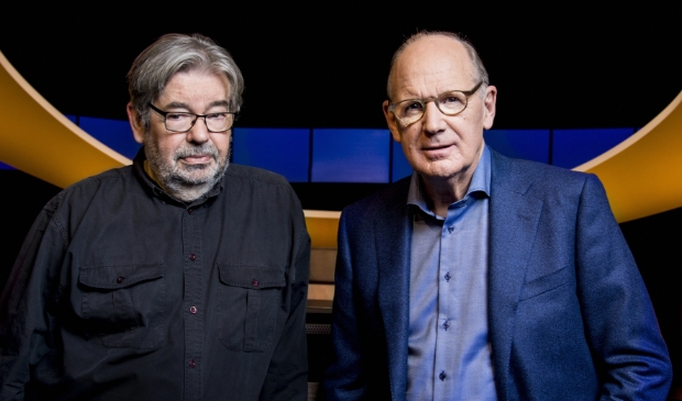 <p>Maarten van Rossem en Philip Freriks.</p>