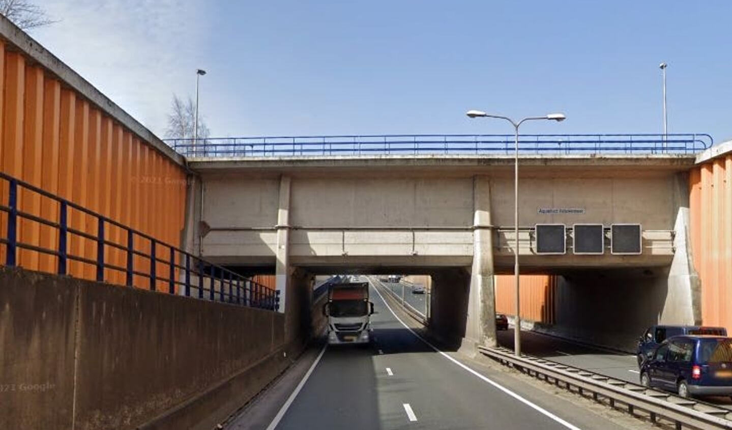 Aquaduct Veluwemeer bij Harderwijk.