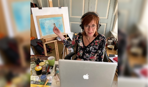Irene Goede geeft online les