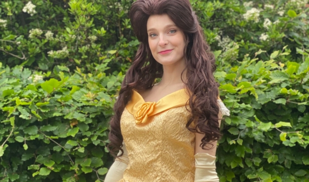 Prinses in de bibliotheek.