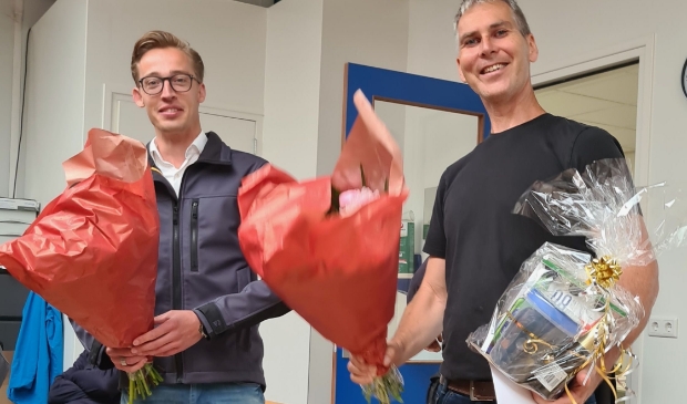 André Rozenberg (links) en Bert Fledderus.