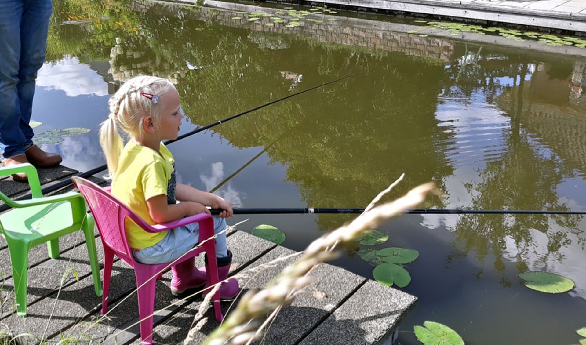 Nora (6) vist voor de overwinning