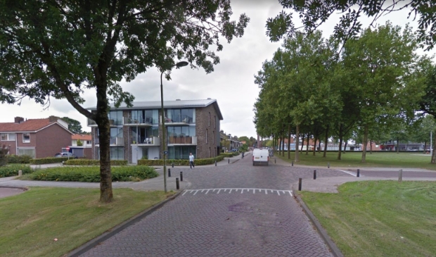 De kruising van de Dreef en de Cultuursingel.