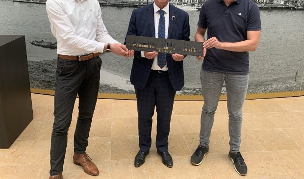 V.l.n.r. Daan Braakman, Bort Koelewijn, Niek Teune
