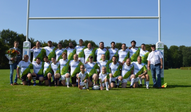 <p>Het seniorenteam van Rugby Club Dronten.</p>