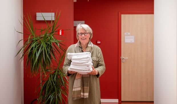 Een vrijwilliger in Hospice Dronten.