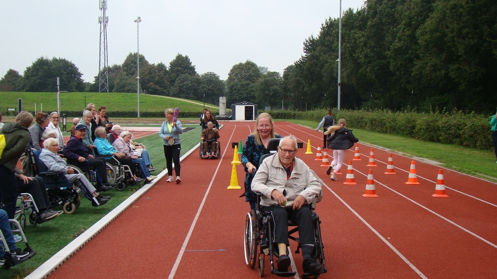 <p>Actie op de baan </p>