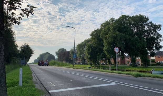 Werkzaamheden aan de Vaartweg hinderen het verkeer. Archieffoto.