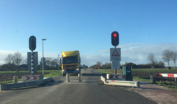 <p>Verkeerslichten aan de Wisentweg in Dronten.</p>