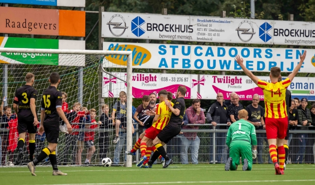 <p>De 1-0 in beeld. </p>