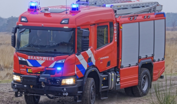 De nieuwe brandweerauto in Havelte 