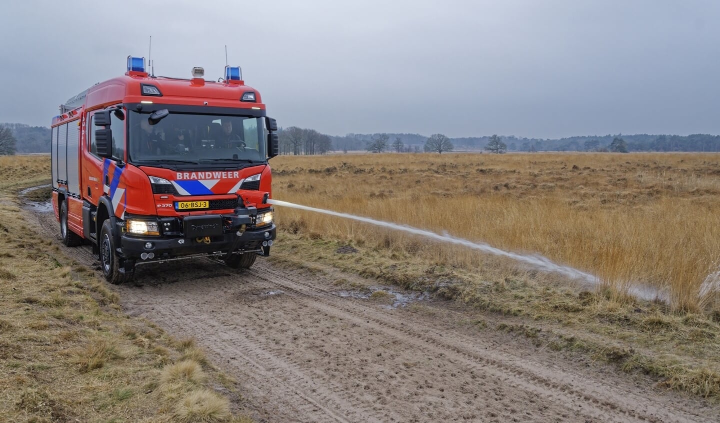 De nieuwe brandweerauto in Havelte